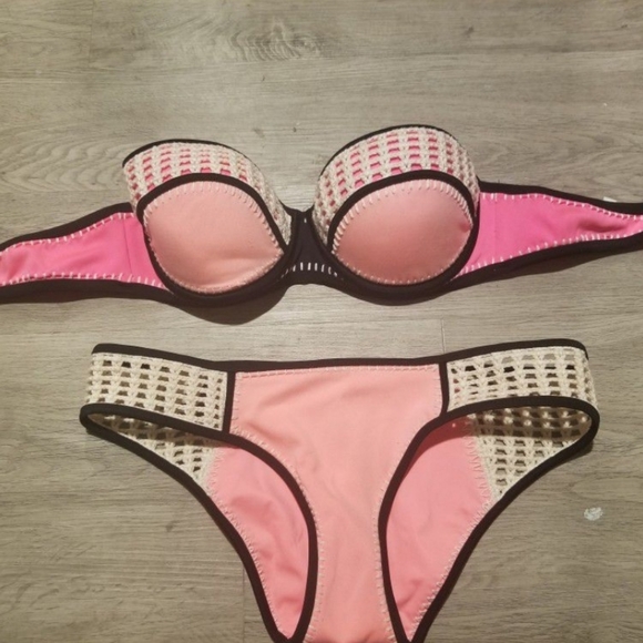 Victoria Secret swimsuit, pink, medium, like new - Picture 1 of 4